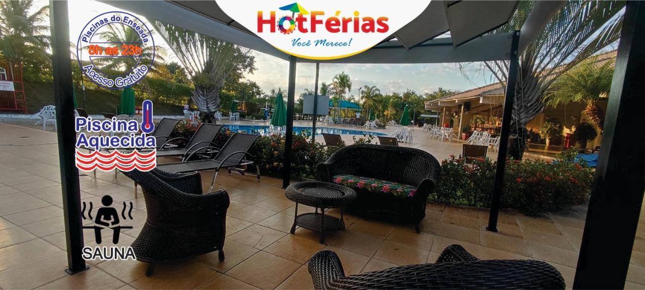 Hotferias - Flat No Enseada Caldas Novas, Acesso Ao Lago E Pesca Permitida, Prox Ao Nautico Praia Clube Luaran gambar
